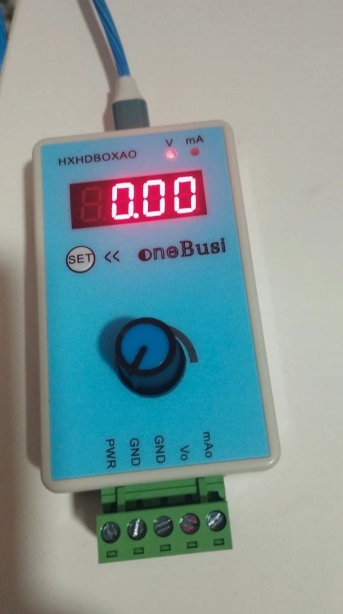 Gerador tensão analógica 0-10V
0-20mA/4-20mA/2-10V
Tensão e corrente