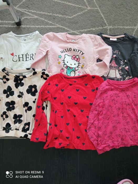 Paka ubrań dla dziewczynki rozmiar 98/104