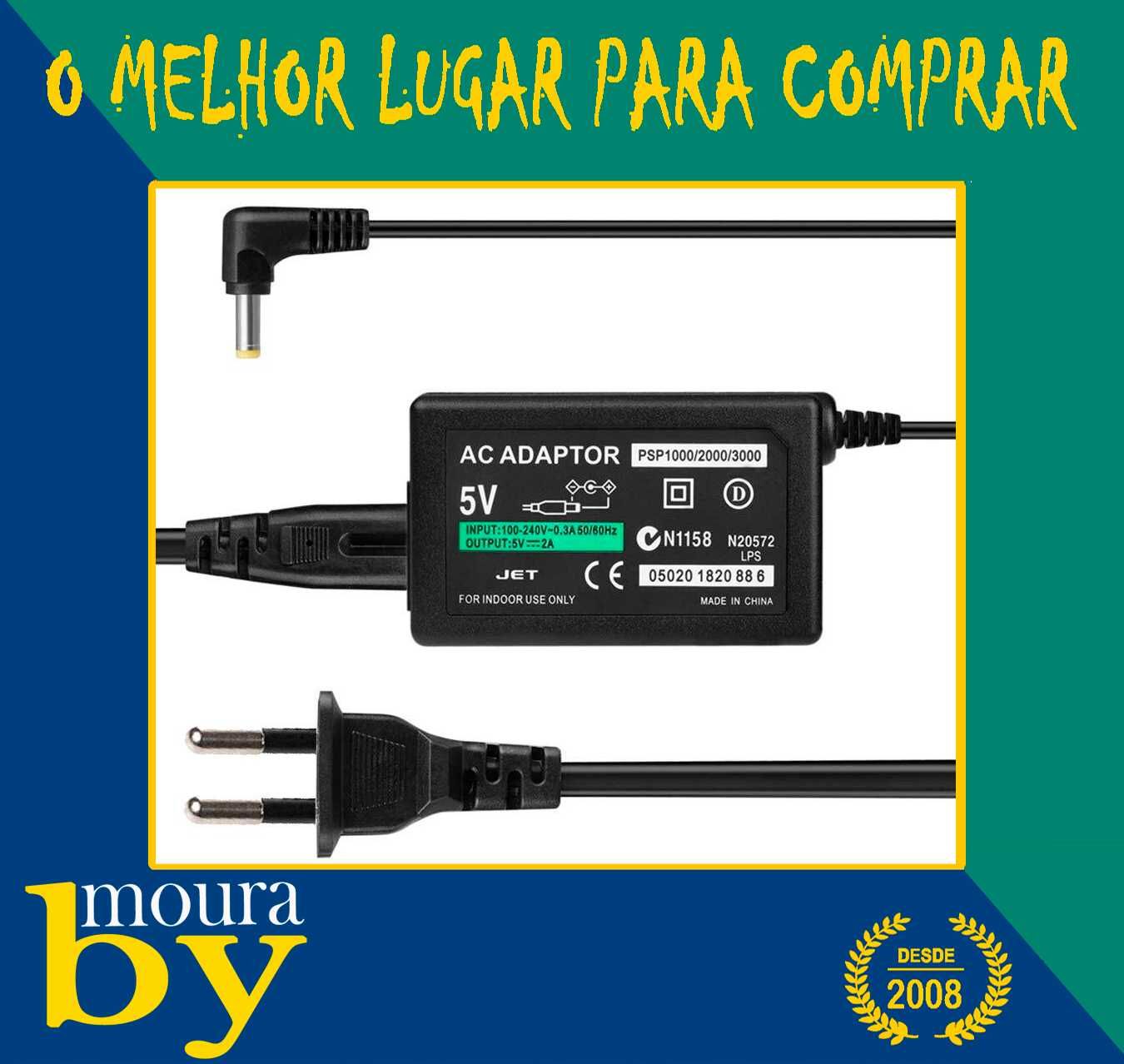 Carregador PSP AC/220V PSP 3000/1000/2000