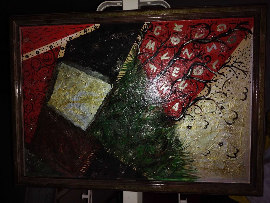 Quadro antigo padrao