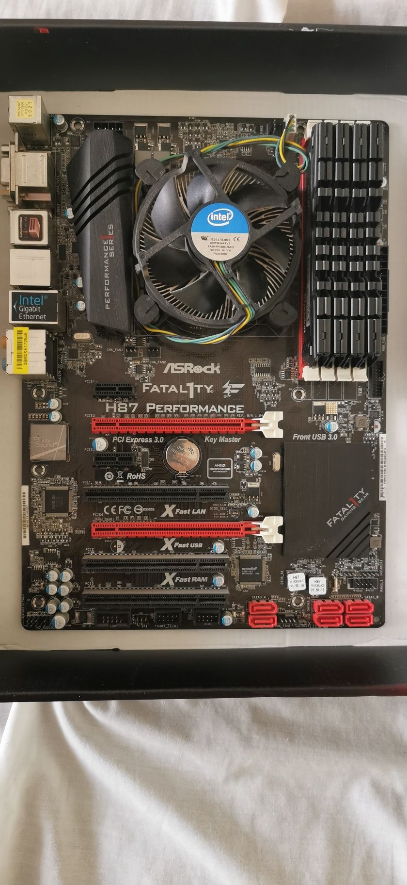 Zestaw i5 4670k 16gb Ram Ddr3 płyta ASRock fatality h87 performance