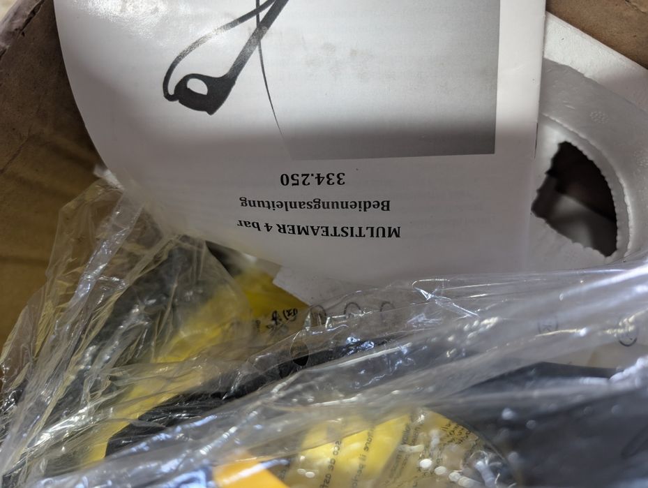 Aspirador, Lavadora a vapor.