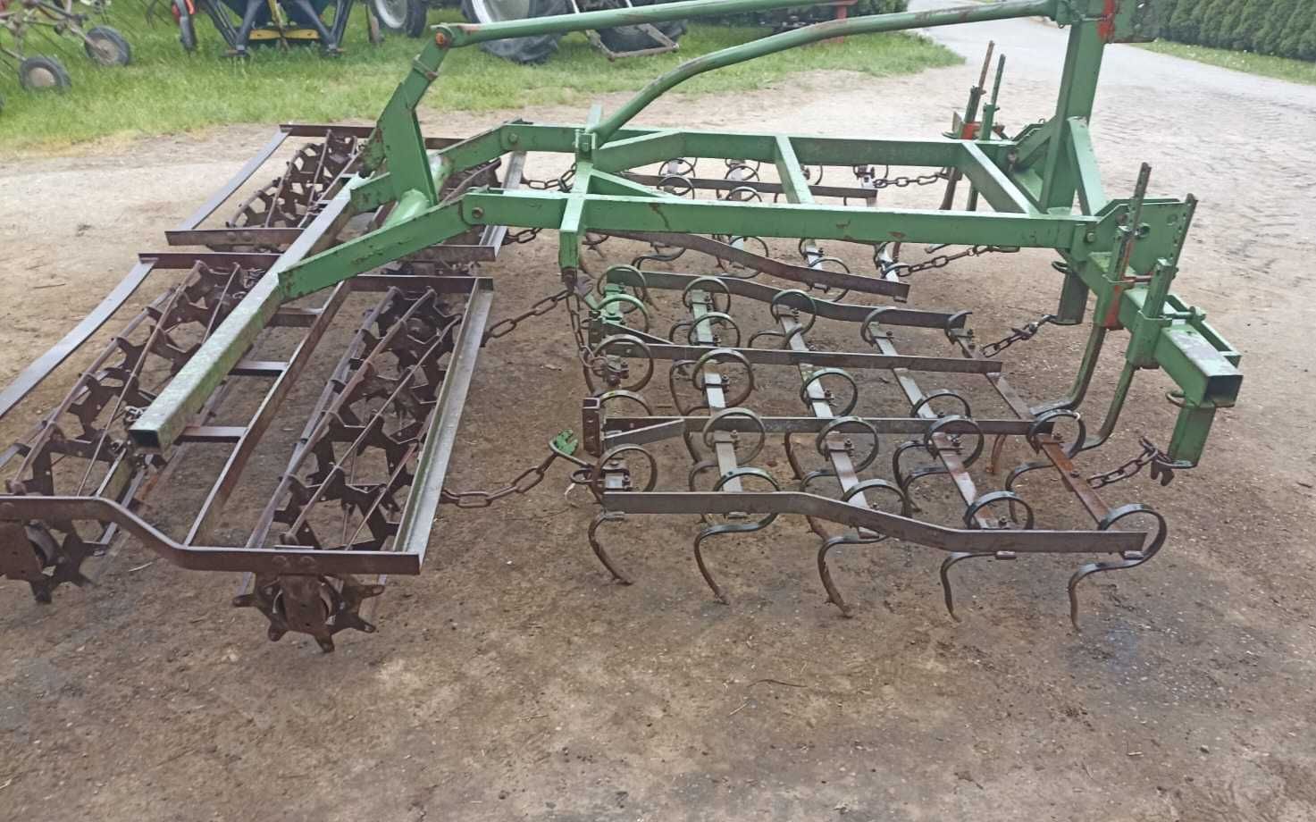 Agregat uprawowy kultywator z podwójnym wałkiem niemiecki