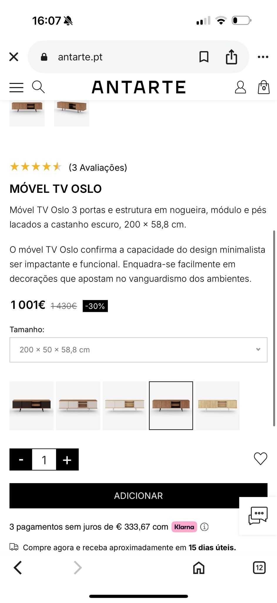 Móvel Antarte (móvel tv)