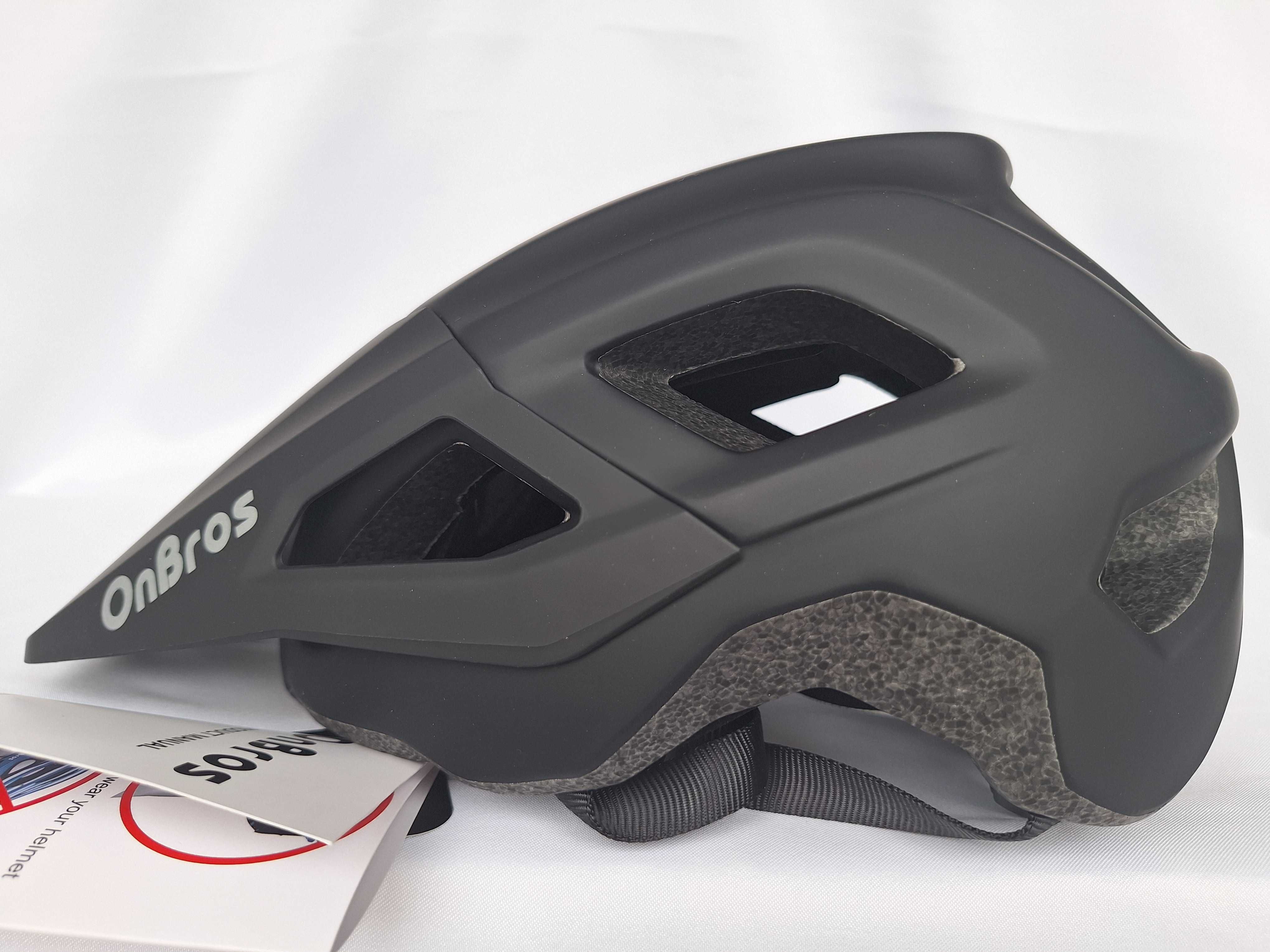 Kask rowerowy OnBros SKS-7 Black L 55-61cm