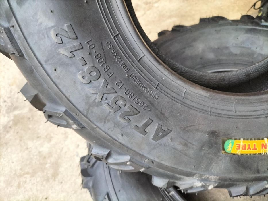 Nowe Opony Quad 25x8r12 przednie