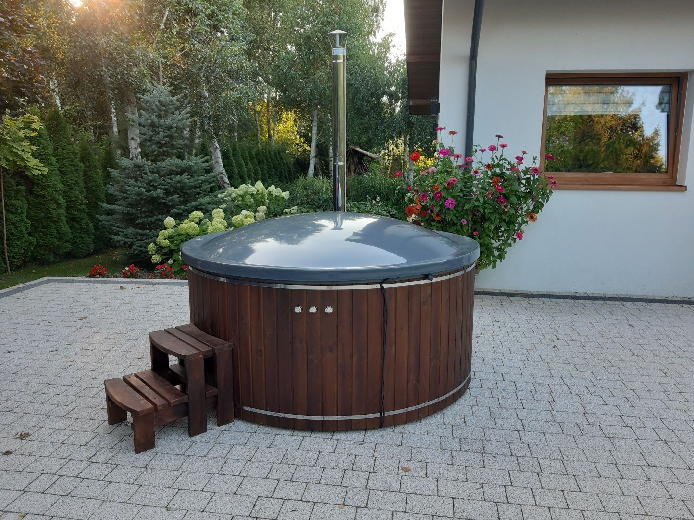 Balia ogrodowa Ruska BANIA Jacuzzi 200cm lub 225cm