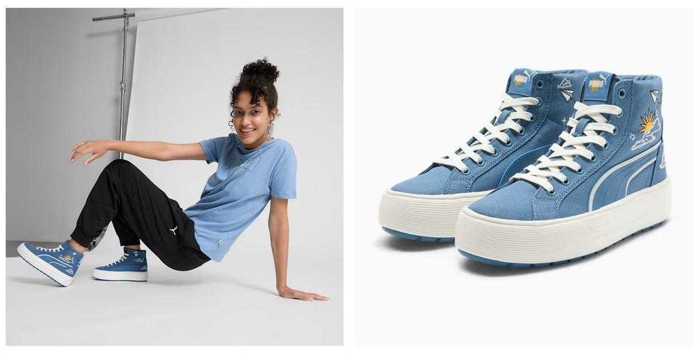 Нові жіночі хайтопи Puma Kaia 2.0 Novelty Mid Top Sneakers розмір 9 US