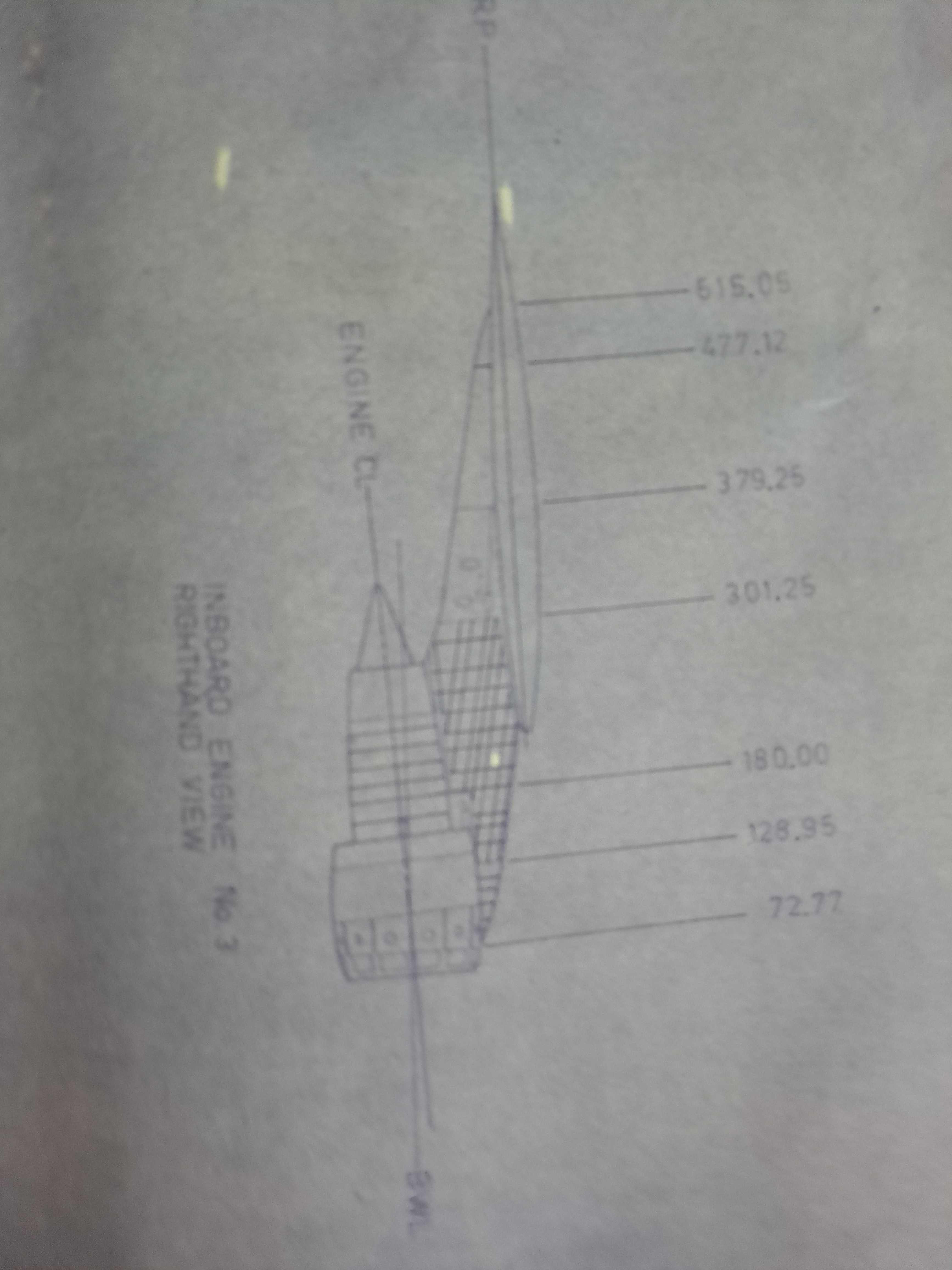 "Poster" Boeing 767 - Diagrama das Estações (1976) (Avião)