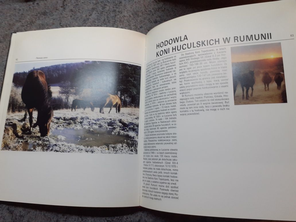 Marek P. Krzemień - Hucuły Konie Połonin Album z 1991 r /Spis treści/