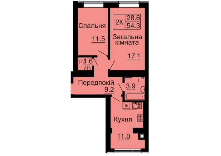 Продам 2к квартиру 55м2 ЖК Софія Резиденс & Резиденция Соф Борщаговка