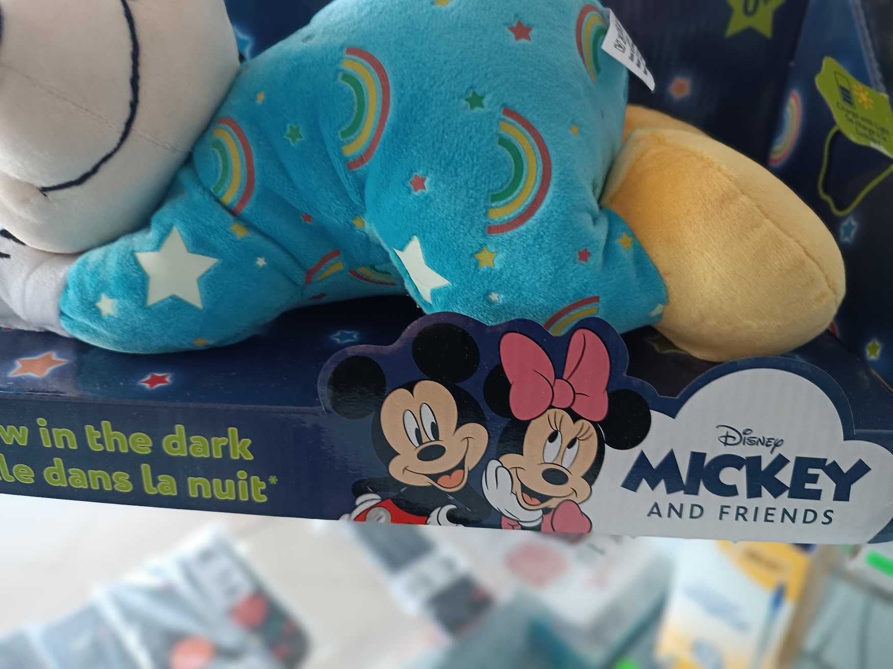 Novidade:Peluche Disney Mickey Mouse Pijama "Glow in the Dark" 32cm