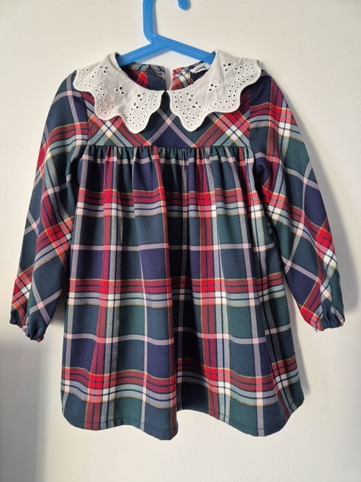 Sukienka dziecięca w kratkę Sinsay 104