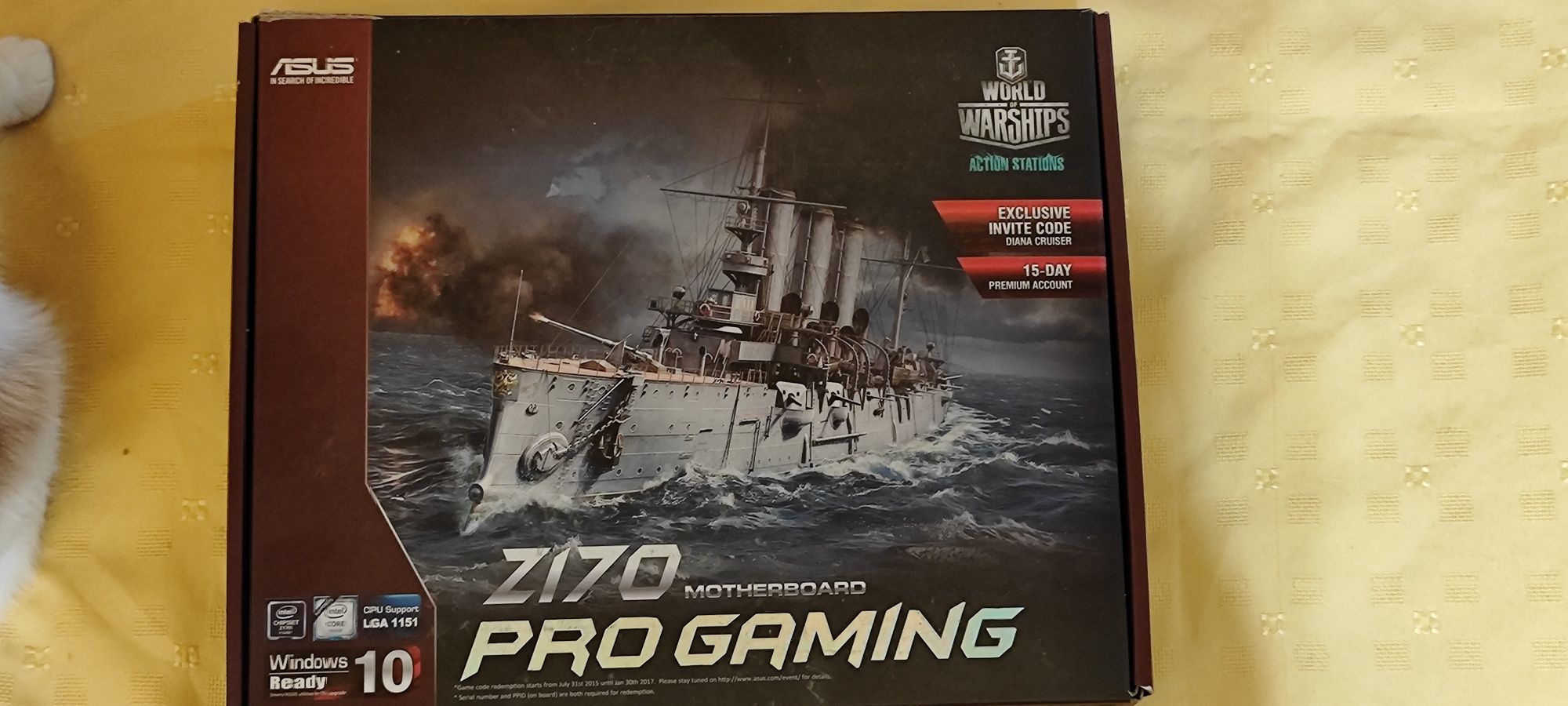 Płyta główna ASUS z 170 pro Gaming+ procesor i7 + ram 8gb