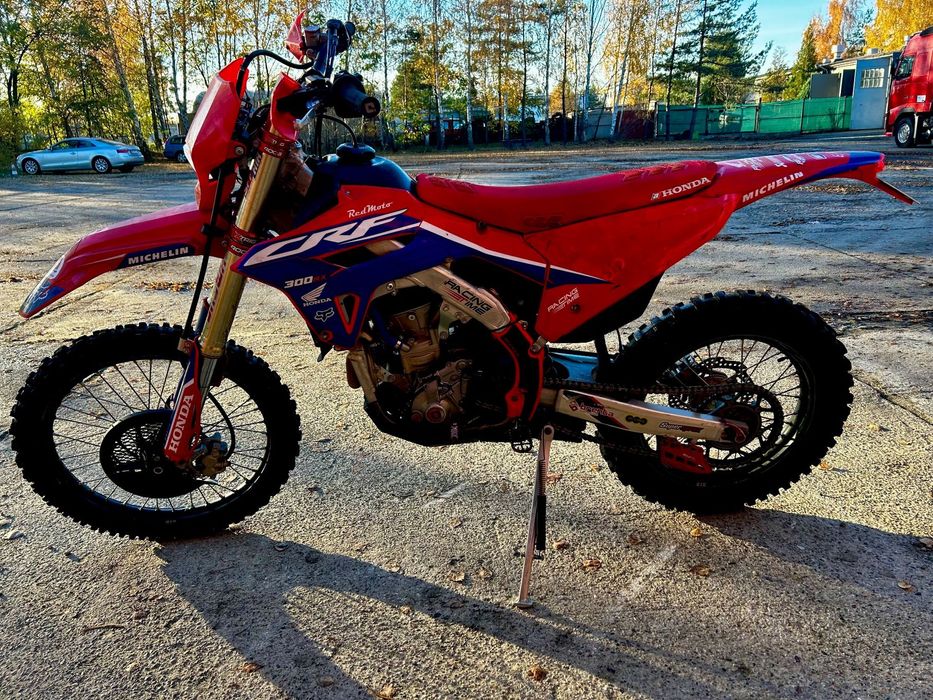 Honda CRF 300RX Homologacja,nowy kosztował 65 tyś zł.Do jazdy bez wkładu.
