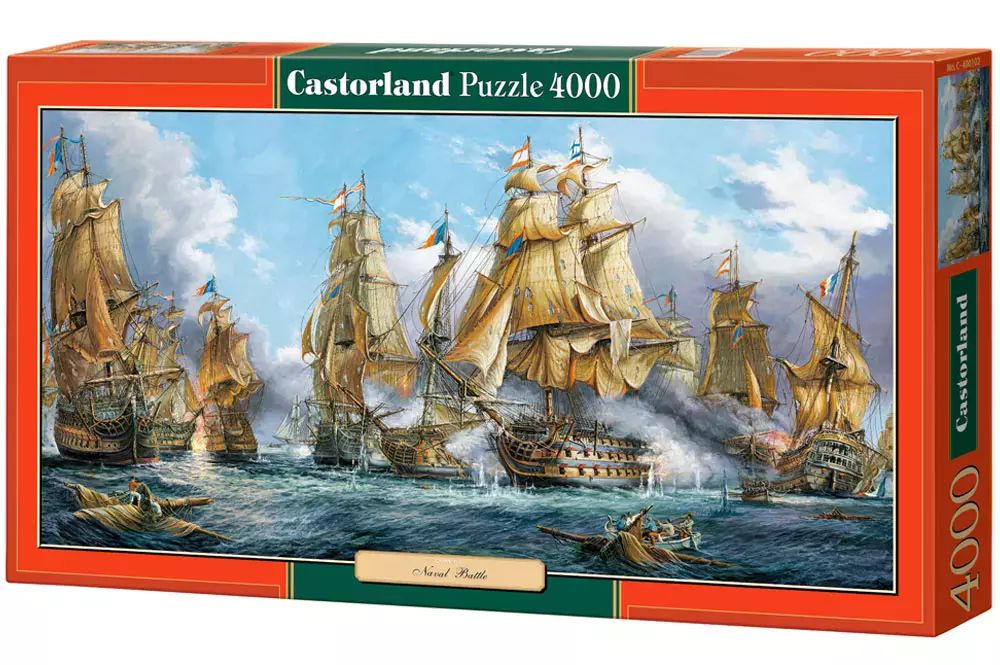 Puzzle 4000 elementów. Bitwa morska. Castorland