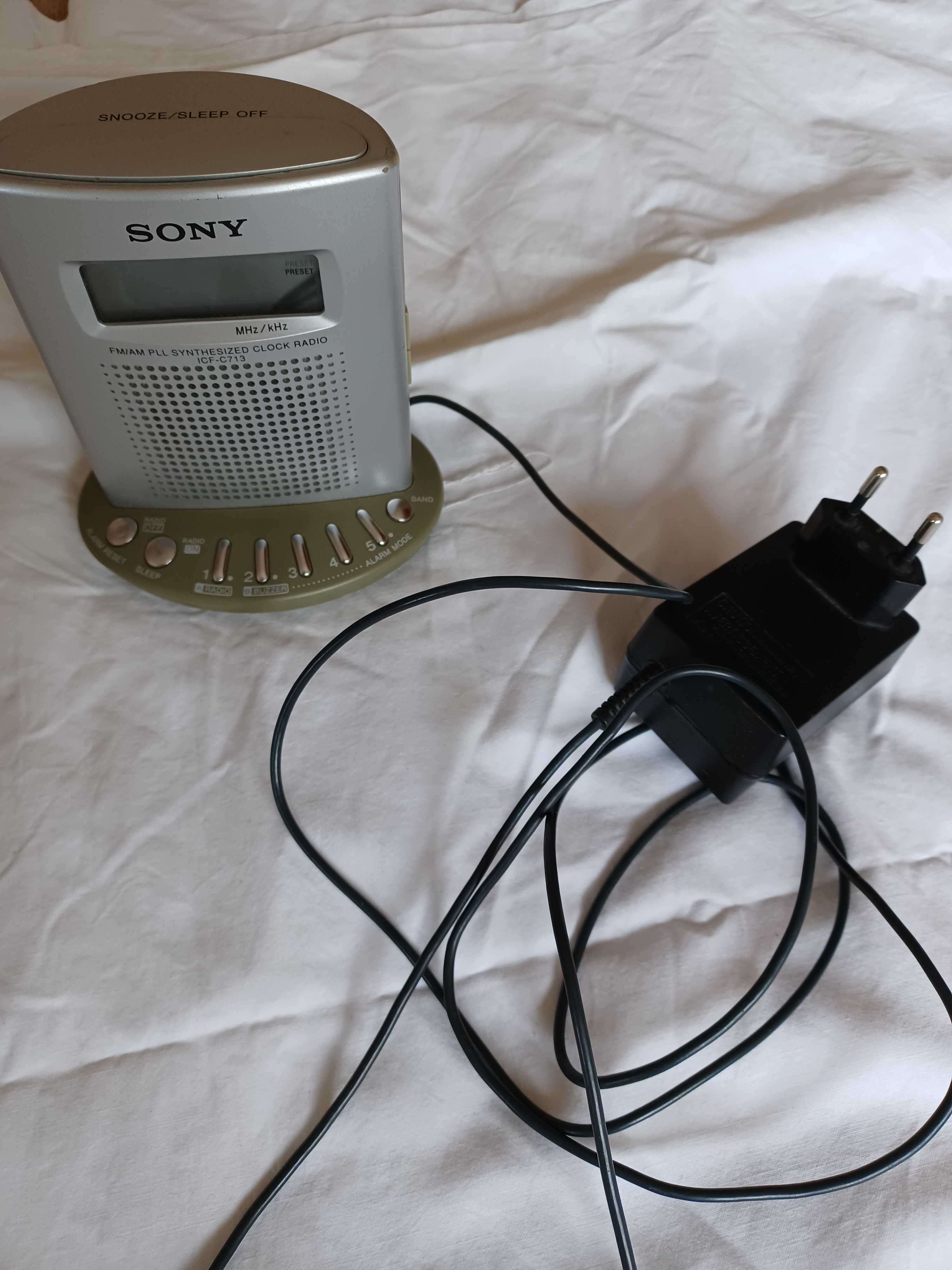 Radio/Relogio de Cabeceira Sony