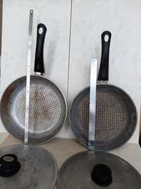 Сковородки "Биол" (Украина) алюминиевые 25 и 27 см.