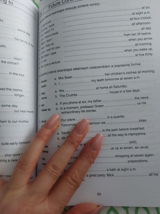 Język angielski.  Czasy i formy czasowe