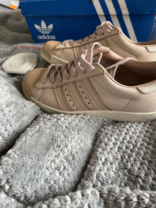 snakersy adidas superstar 80s W pudrowo różowe