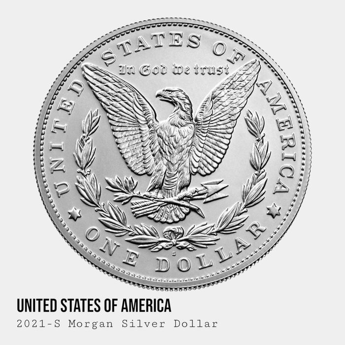 2021 • Срібна монета Морган • Morgan Dollar US Mint • Silver .999 •