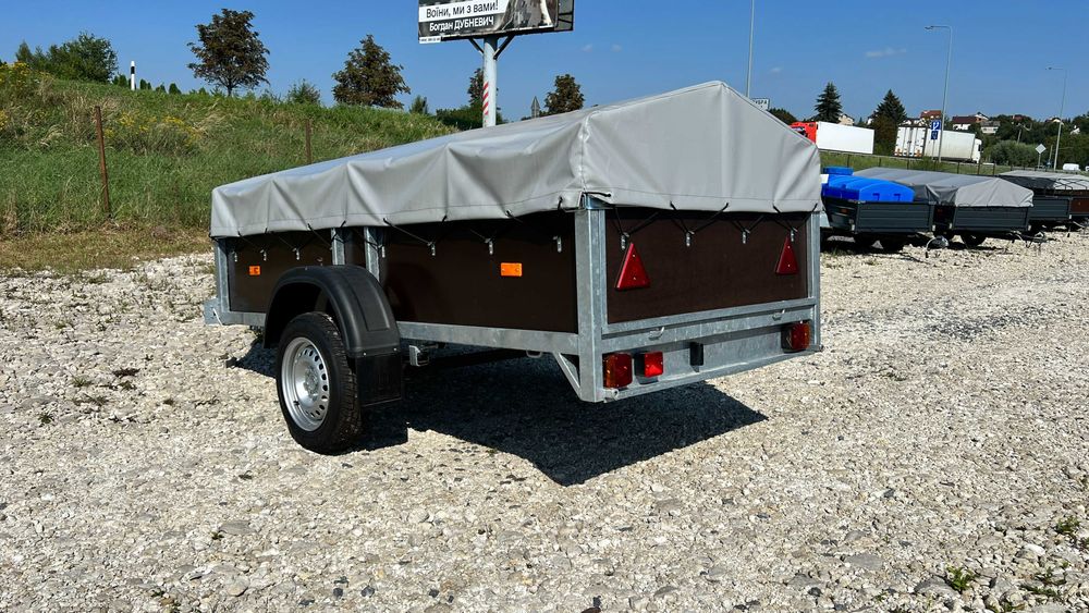 Прицеп до легкового авто одновісний оцинкований 2,5 x1,25м, борт 40см