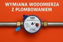 Wymiana wodomierza wraz z plombowaniem