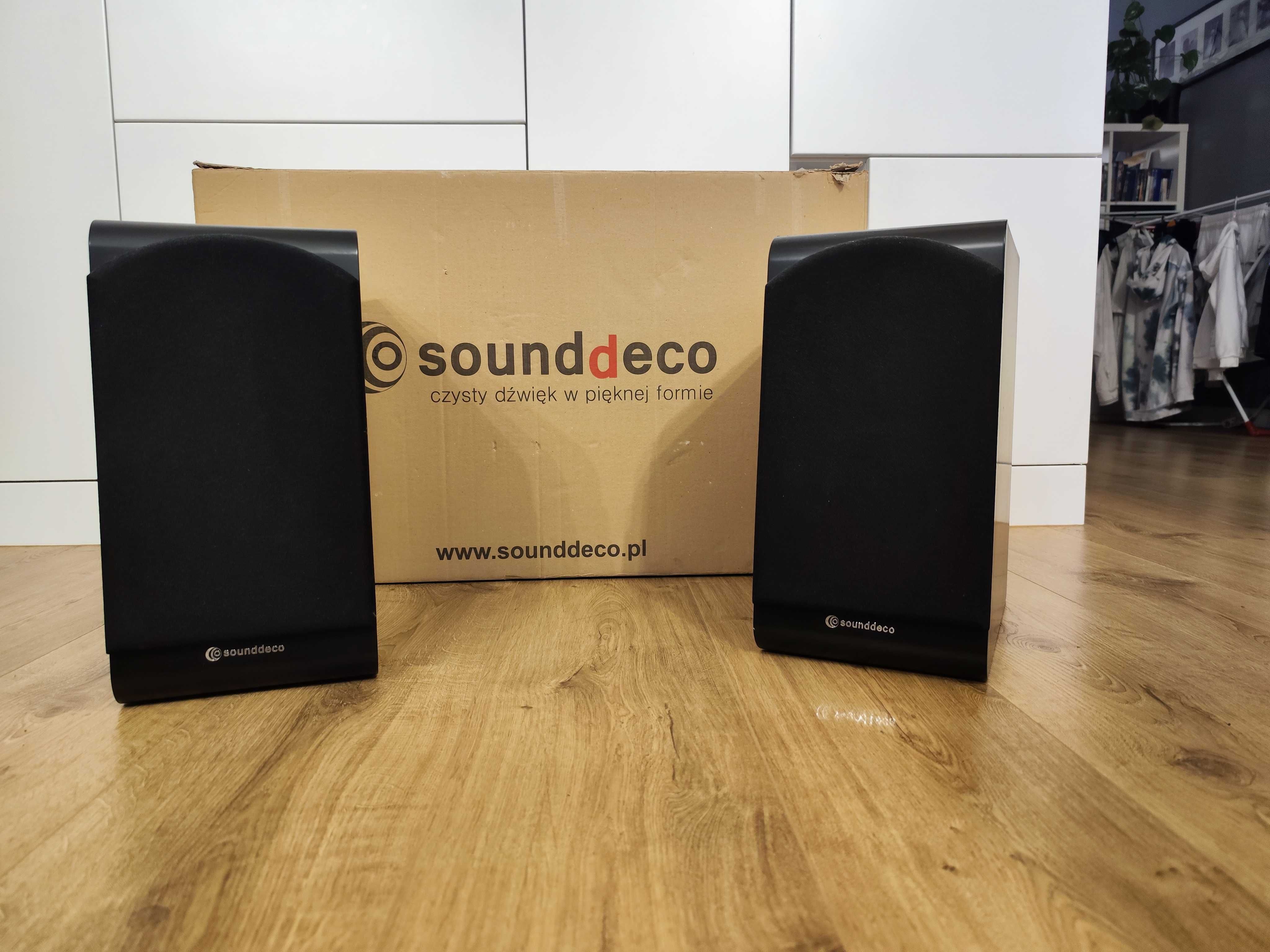 Kolumny Sounddeco Alpha M2 z podstawkami