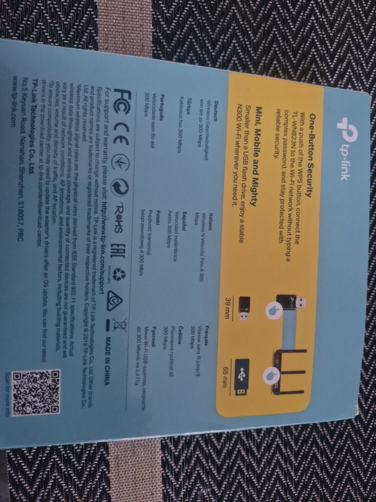Karta sieciowa usb wifi TP link