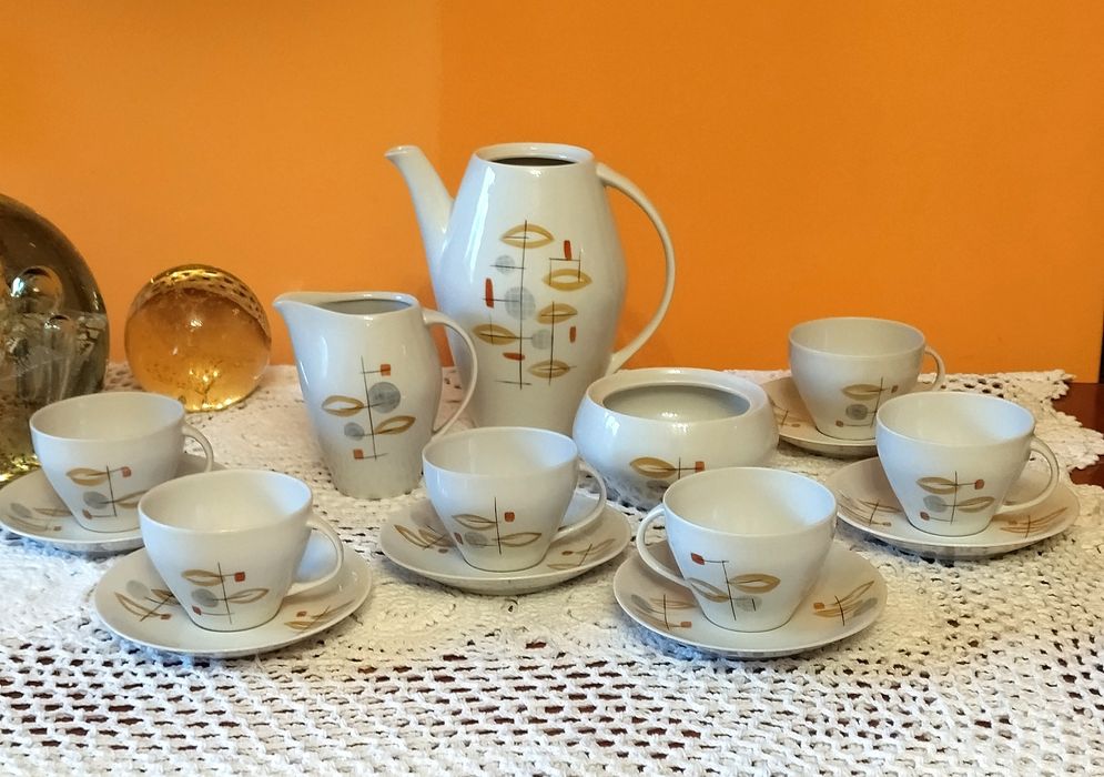 Serwis Joanna, pikasiak, porcelana Karolina