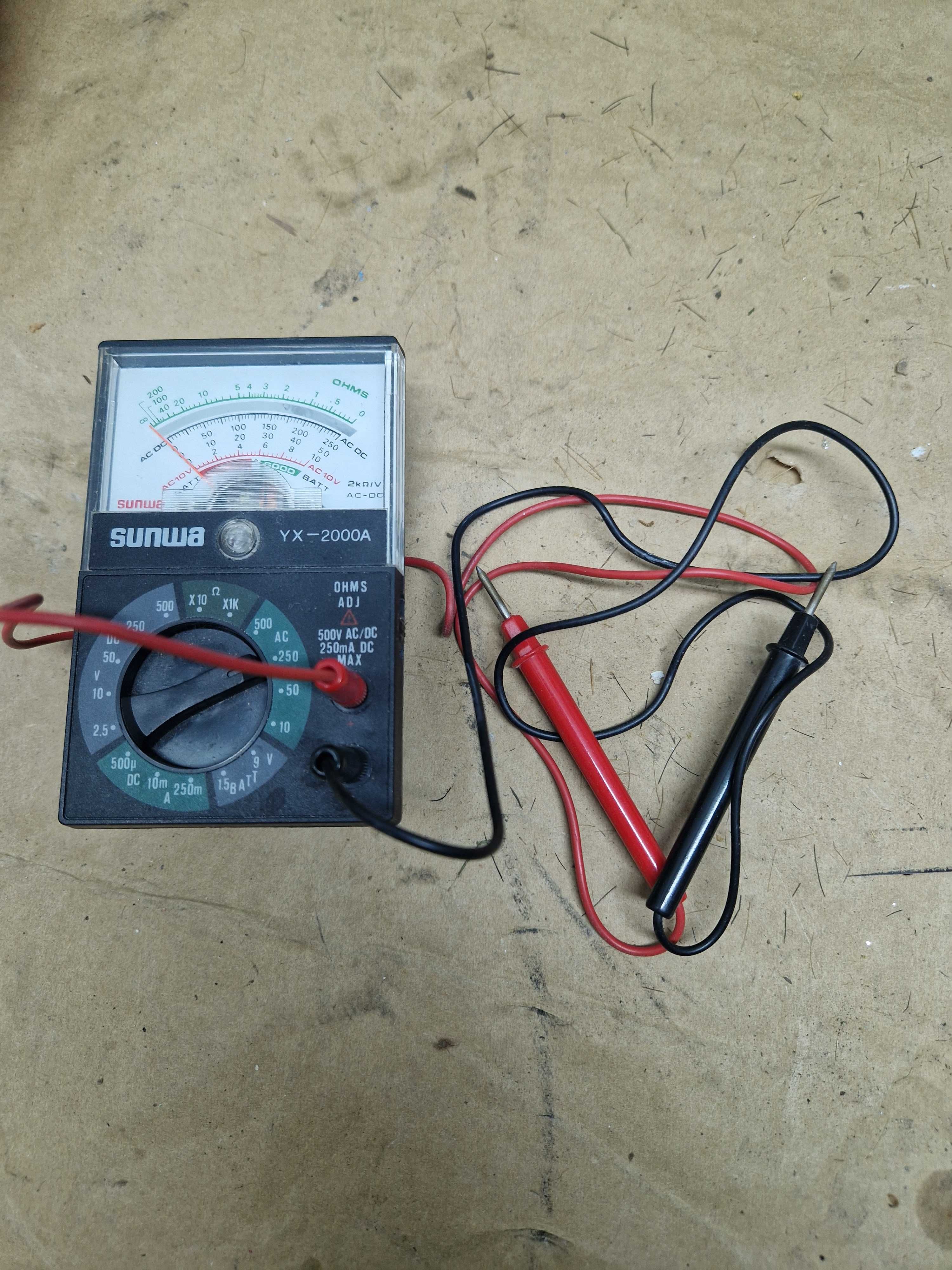 Multimetr analogowy stary PRL Sunwa yx-2000