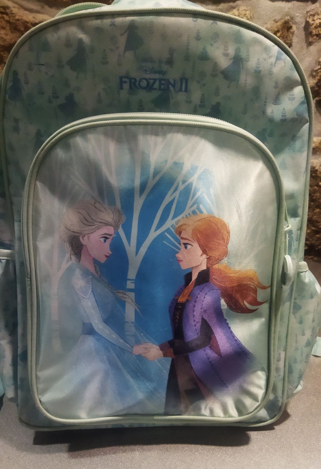 Mochila escolar da Frozen Elsa e Ana NOVA