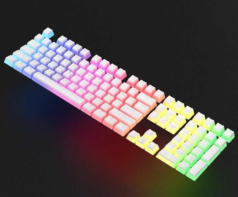 Conjunto 104 Keycaps PBT teclado mecanico