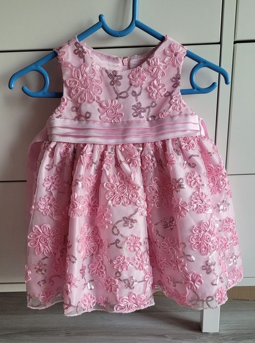 Elegancka Sukienka na roczek, wesele CINDERELLA 92