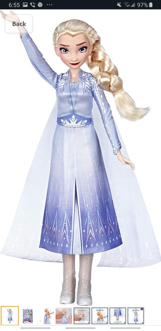 Кукла Elsa   поющая (оригинал)