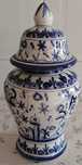 pote decorativo pintado a mao
