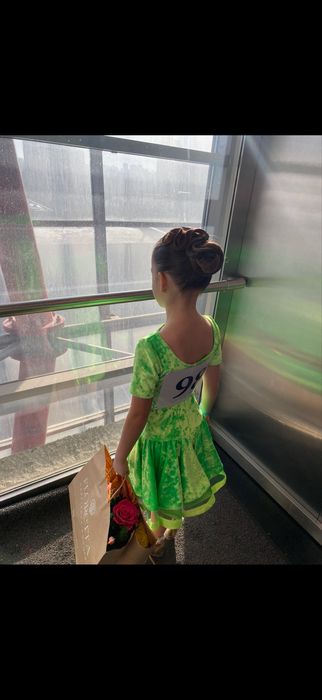 Сукня для бальних танців рейтингова професійна 122-128р