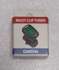 Cascha Tuner Multi Clip do Gitary Ukulele Skrzypce pudełko