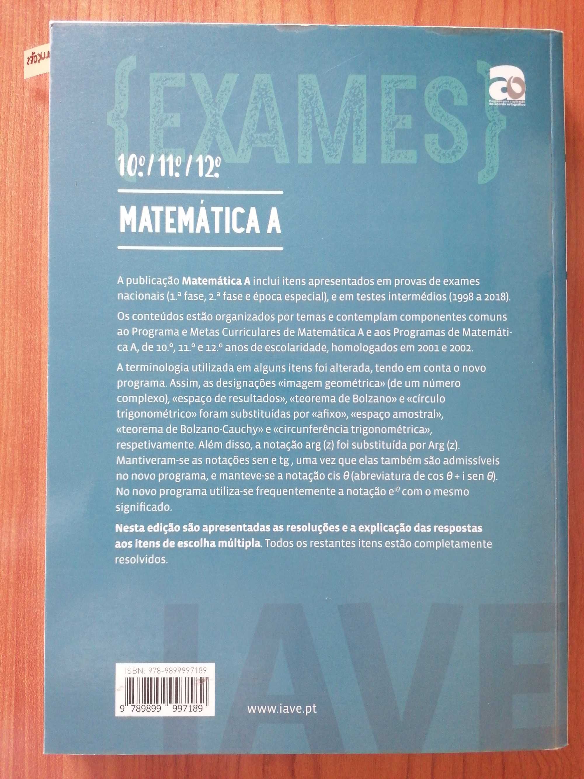 Livro IAVE matemática A 10/11/12