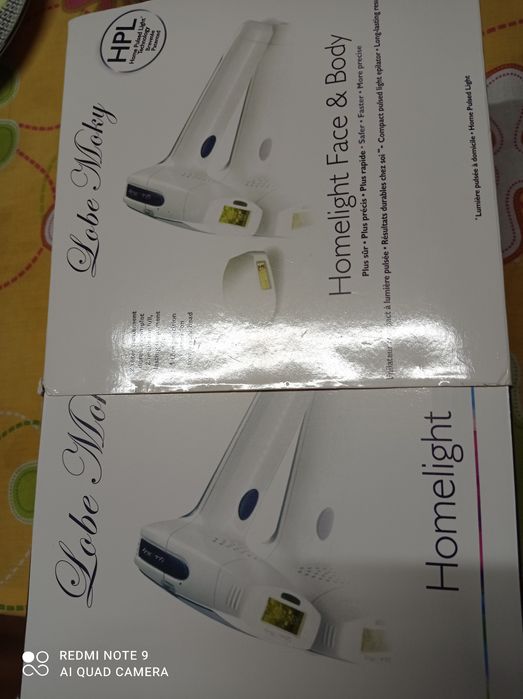 Depiladora de luz pulsada