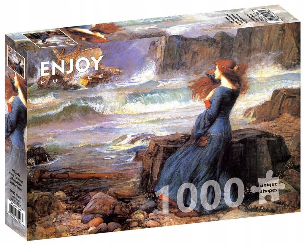 Puzzle 1000 Miranda/burza, John William Waterhouse