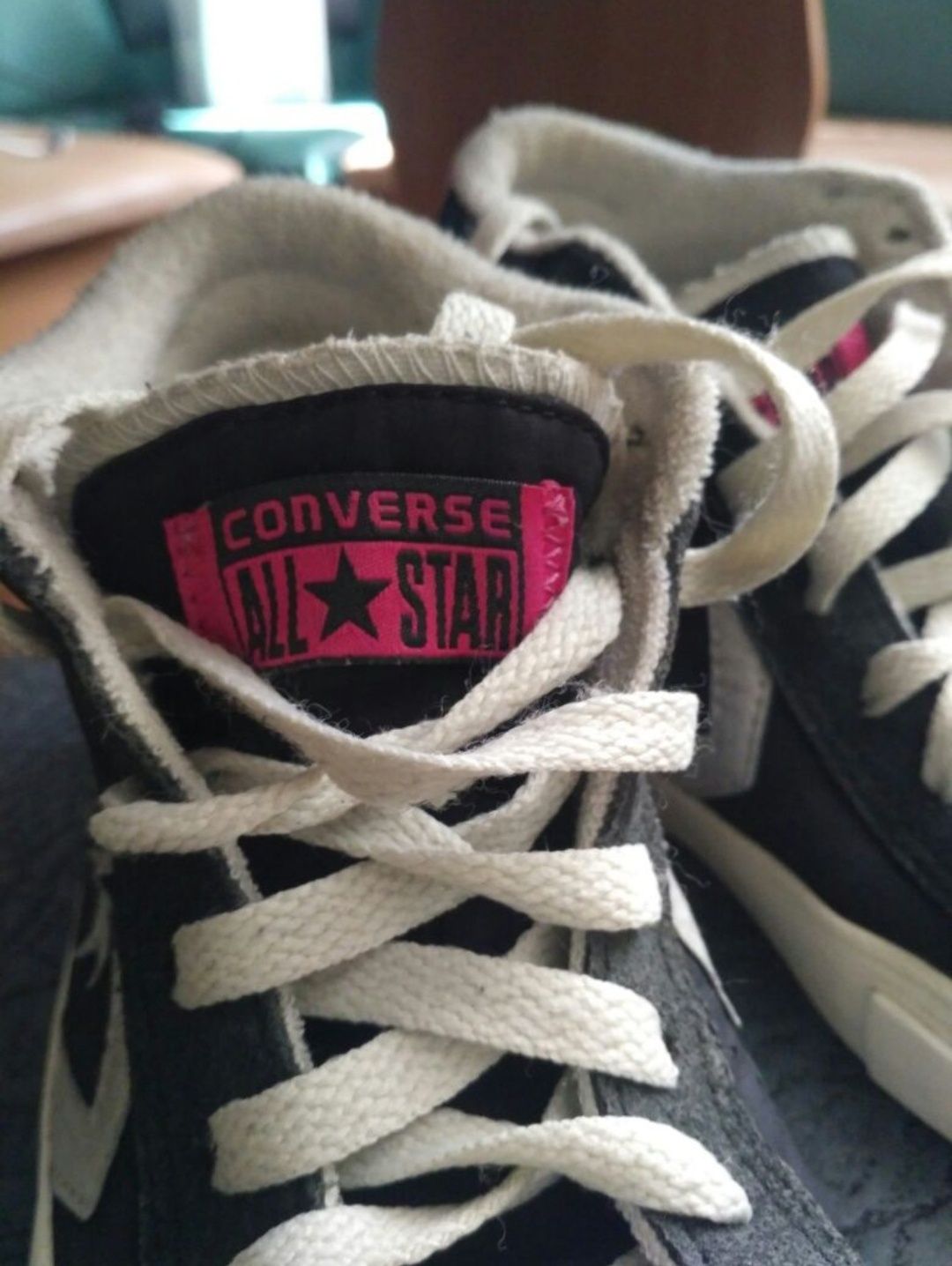 Кожаные Converse All Star, стелька  21.5 -22 см