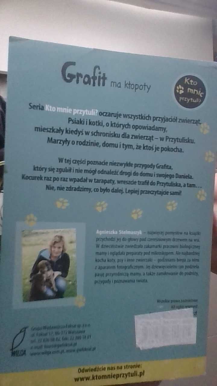 Książka dla dzieci Grafit ma kłopoty.