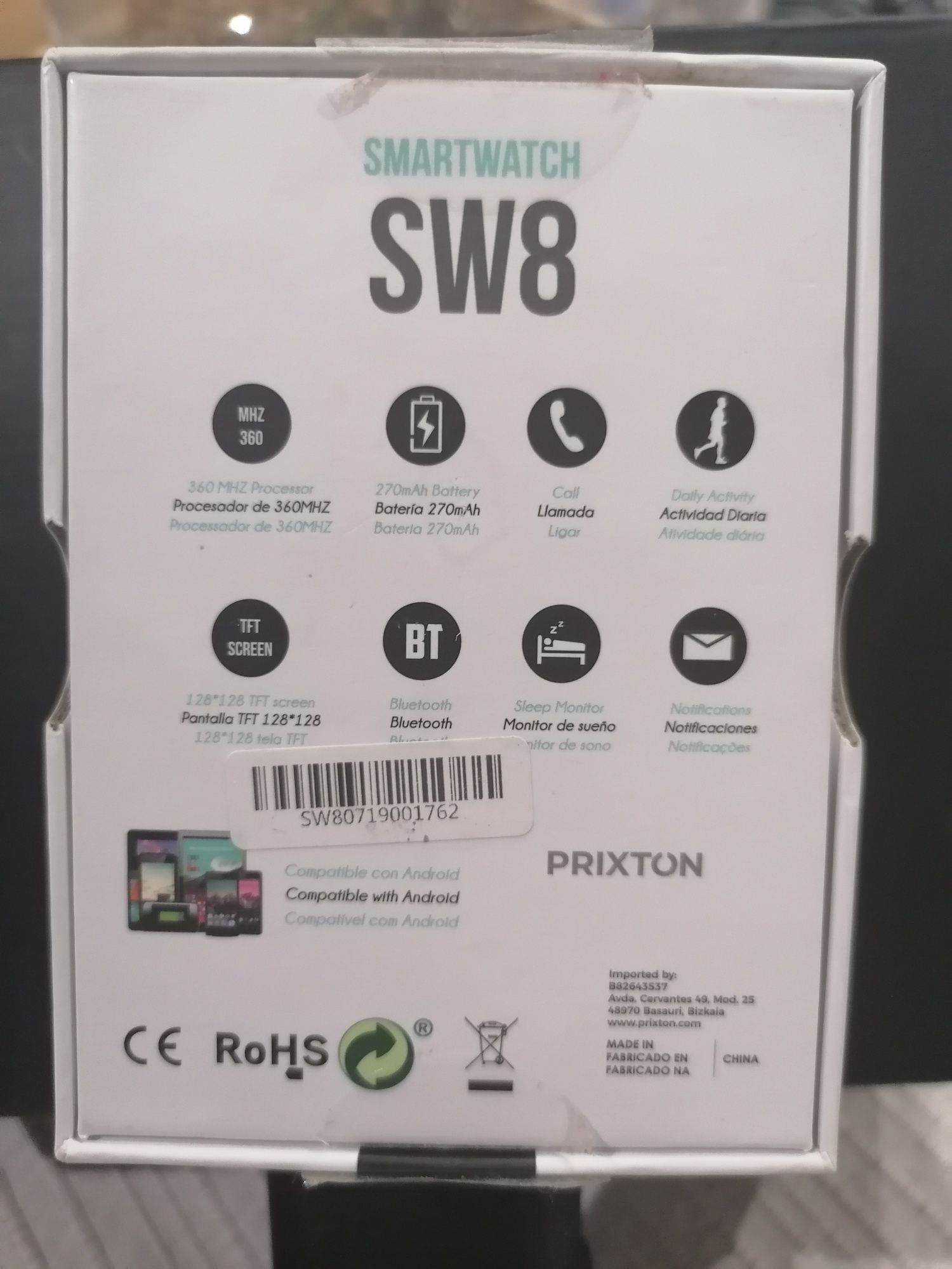 Smartwatch PRIXTON SW8