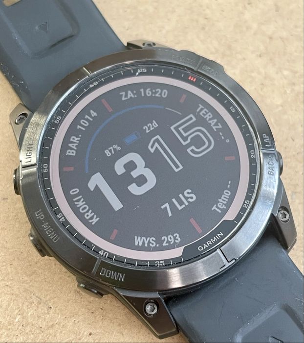 Garmin Fenix 7x Solar - stan idealny!