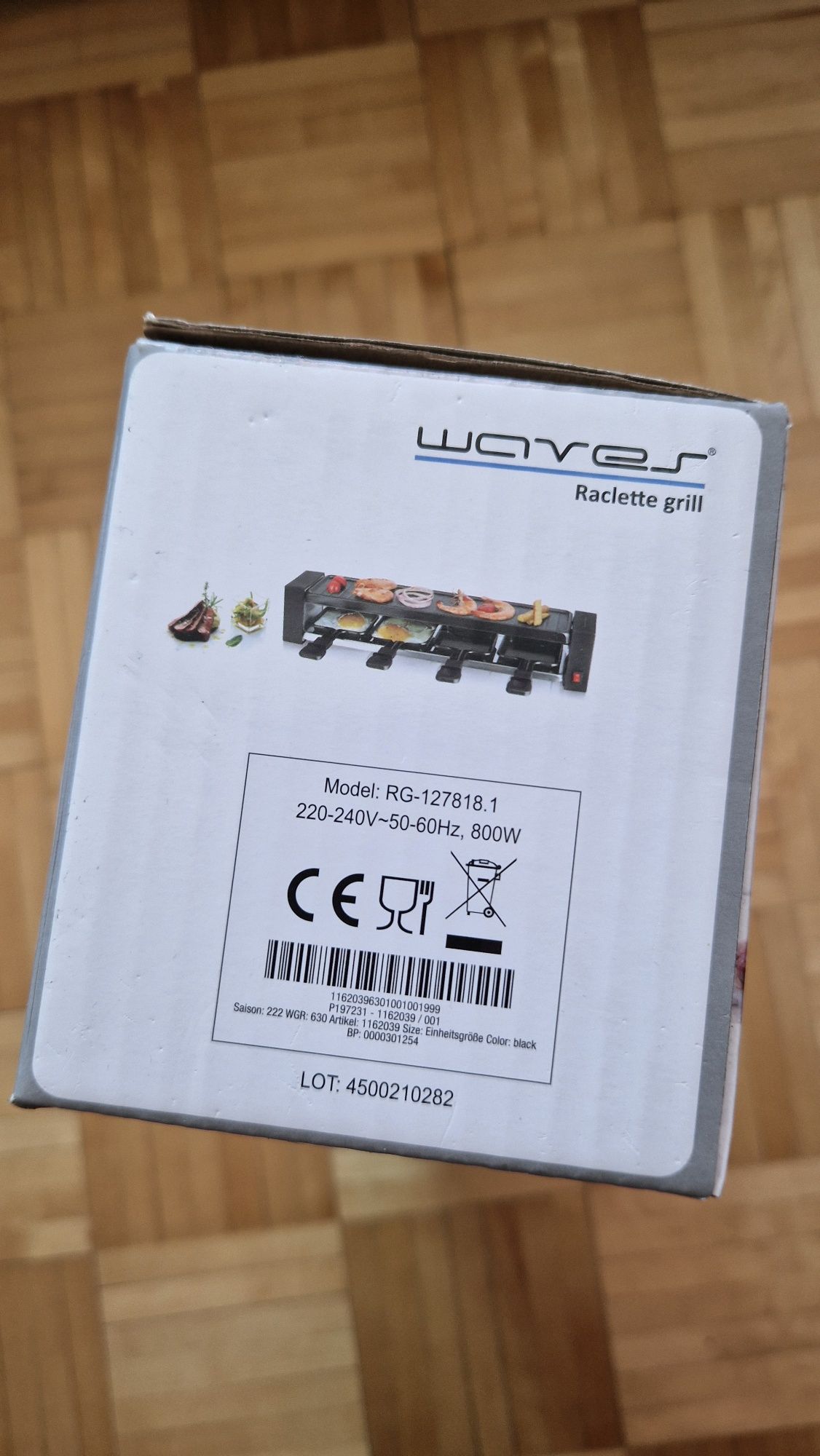 Grill elektryczny- Waves Raclette Grill