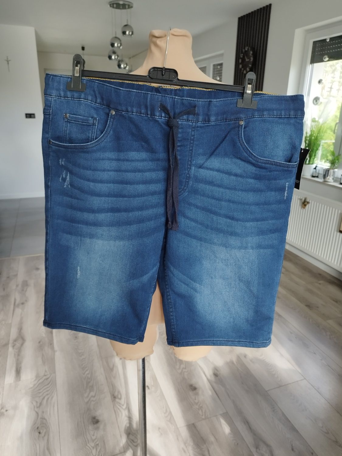 R.XXL nowe spodenki męskie miękki jeans