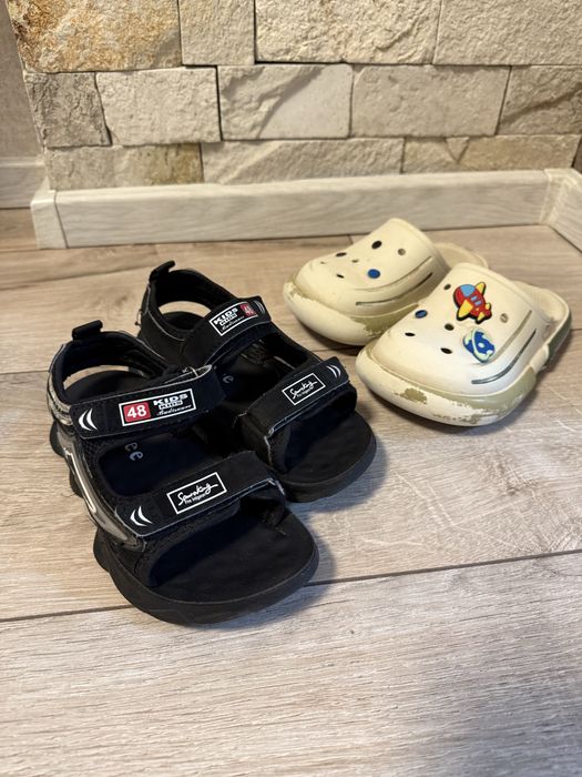 Босоніжки і крокси на ніжку 17,5-18 см