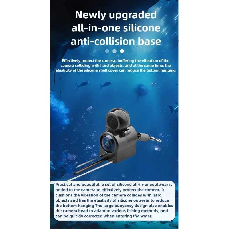 Fish Finder Lokalizator ryb kamera wyświetlacz LCD 4.3