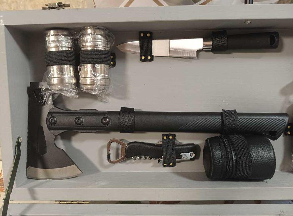 Набір шампурів у деревяному кейсі ЦІНА АКТУАЛЬНА